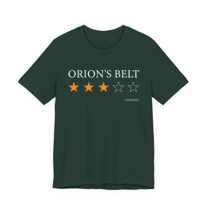 Orions Belt Review By Ptolemy T-Shirt
