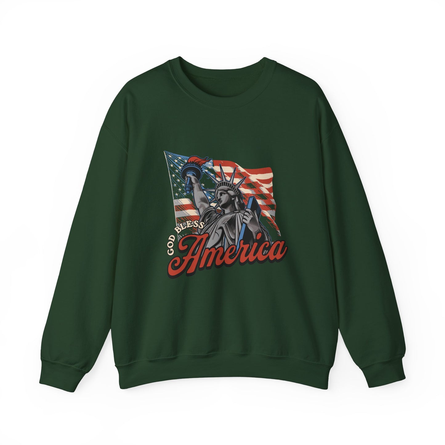 God bless America, statue of liberty Sweatshirt