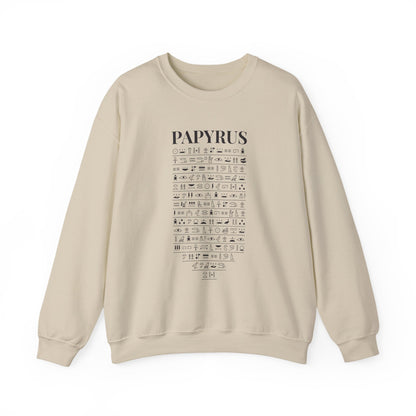 Papyrus Hieroglyphs Sweatshirt