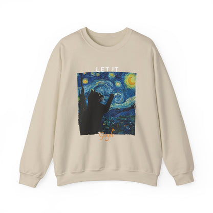 Van Gogh Starry Night Let It Gogh Sweatshirt