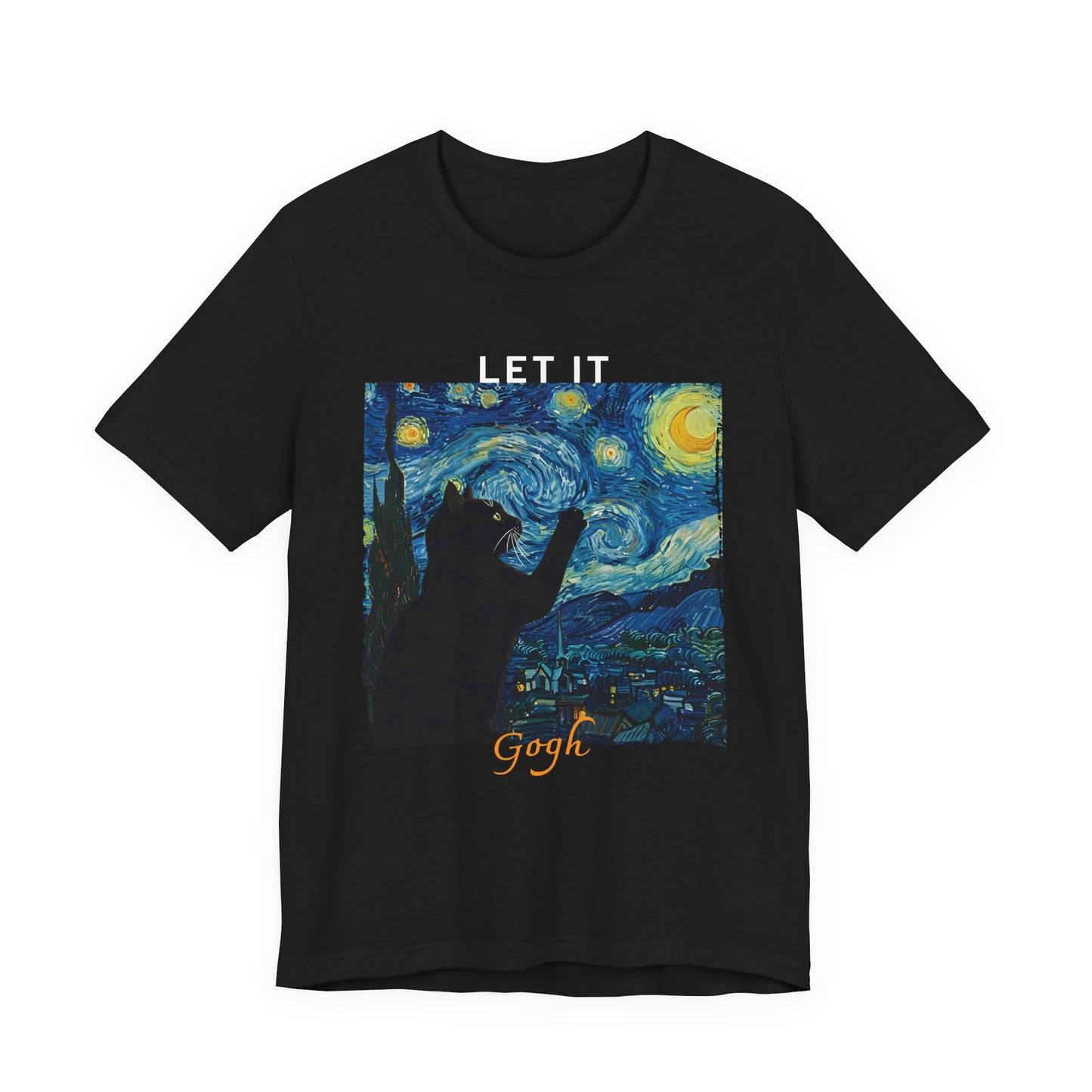 Van Gogh Starry Night Let It Gogh T‑Shirt