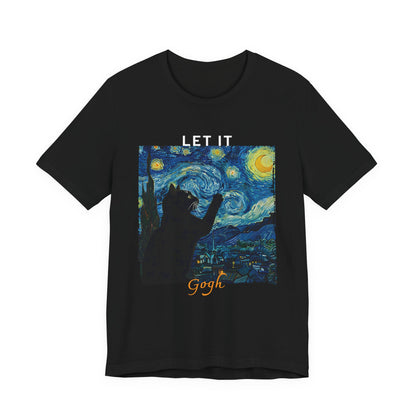 Van Gogh Starry Night Let It Gogh T‑Shirt