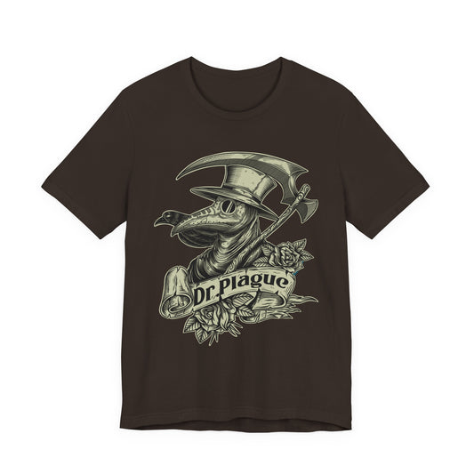 Plague Doctor Roses T-Shirt
