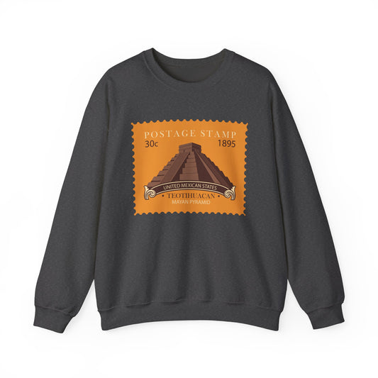 Teotihuacan Mayan Pyramid Sweatshirt