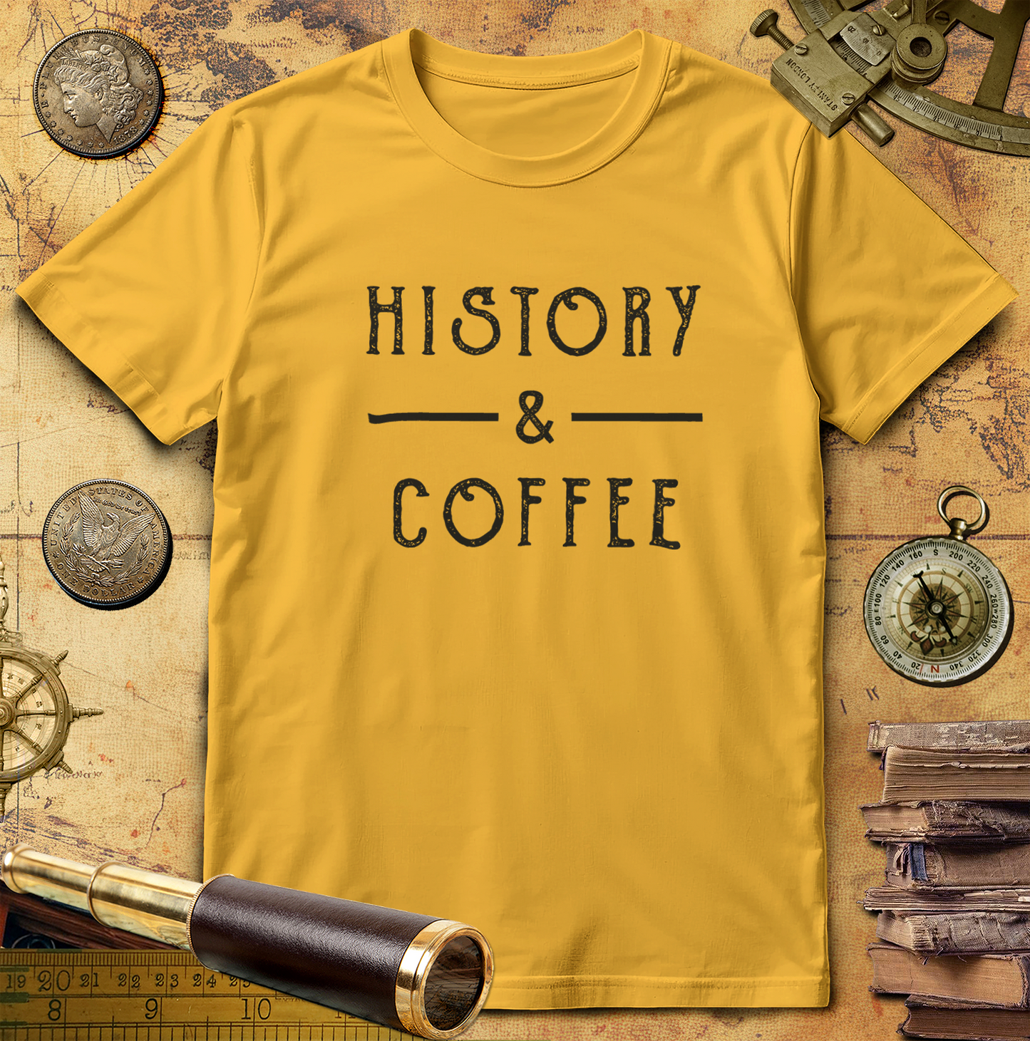History & Coffee T-Shirt