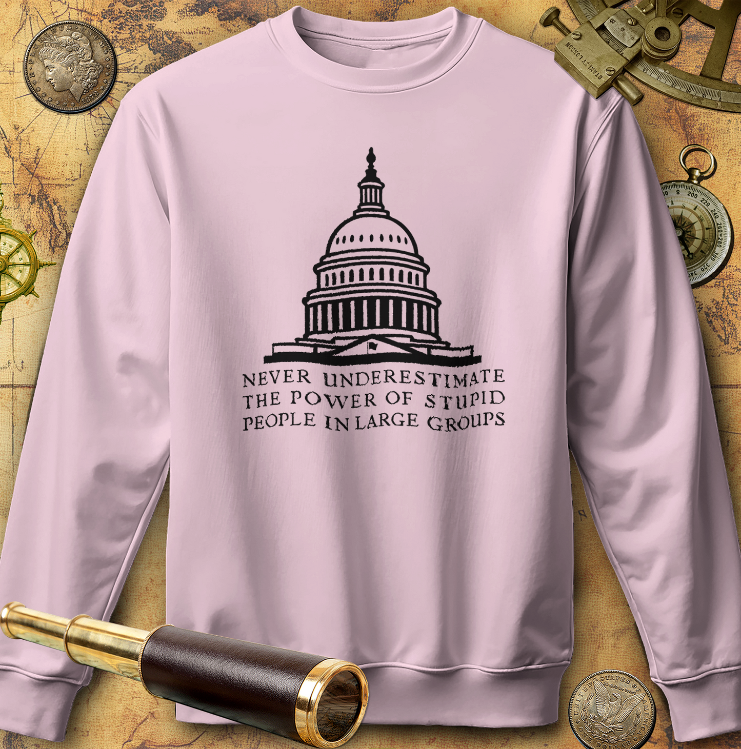 Stupid People In Large Groups Sweatshirt