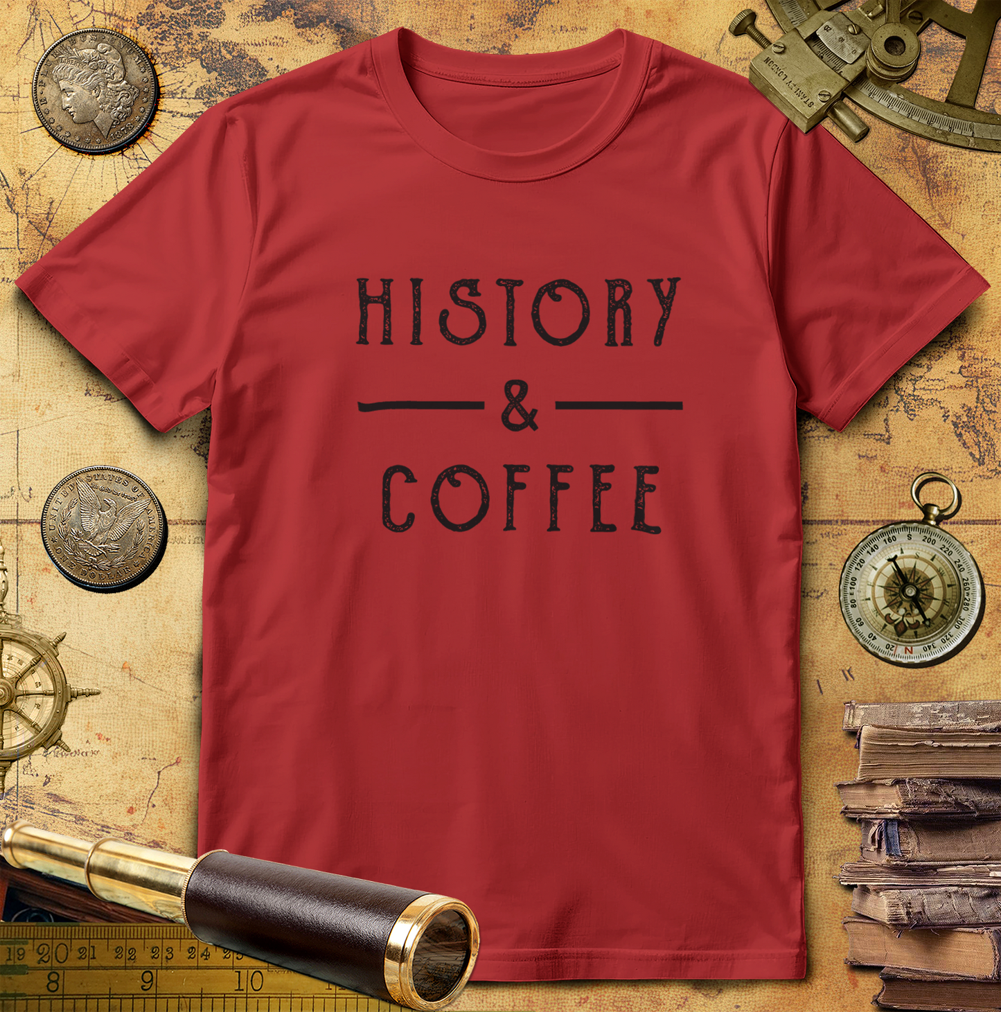 History & Coffee T-Shirt