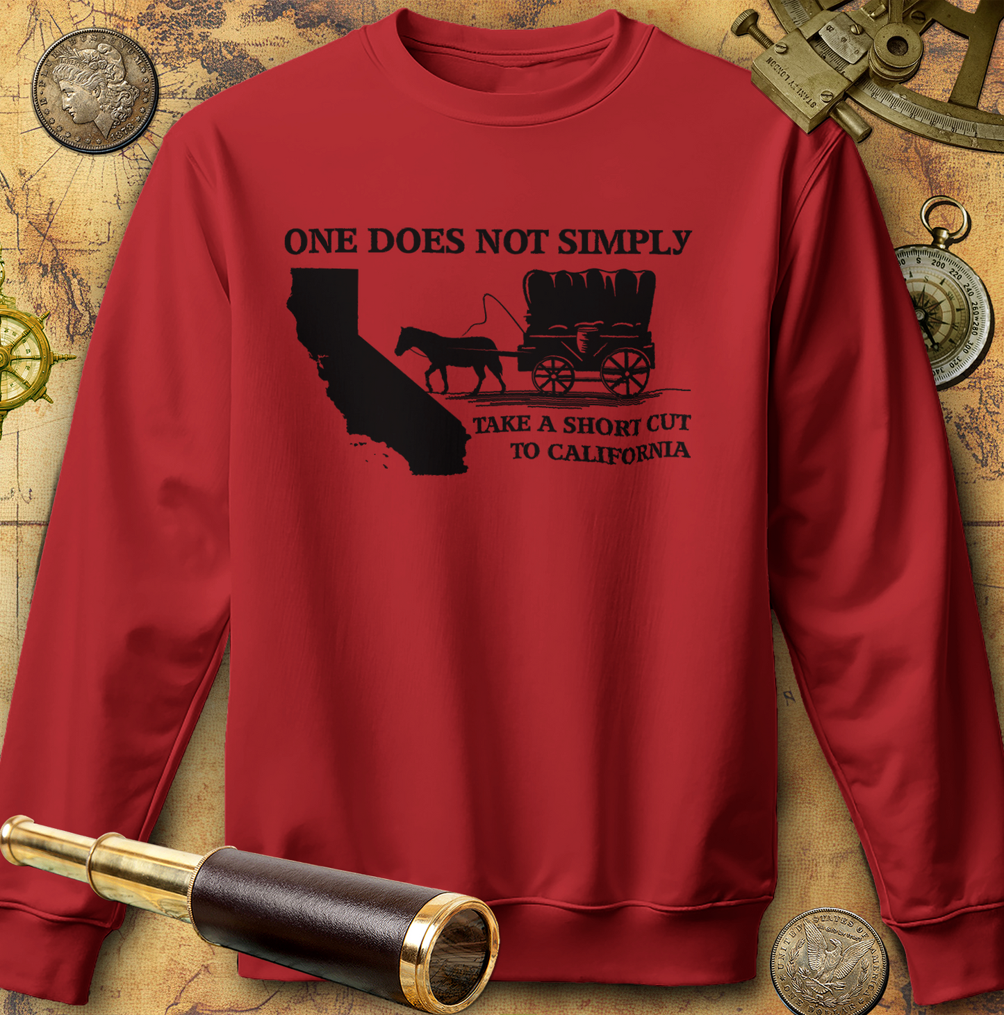Shortcut to California Sweatshirt