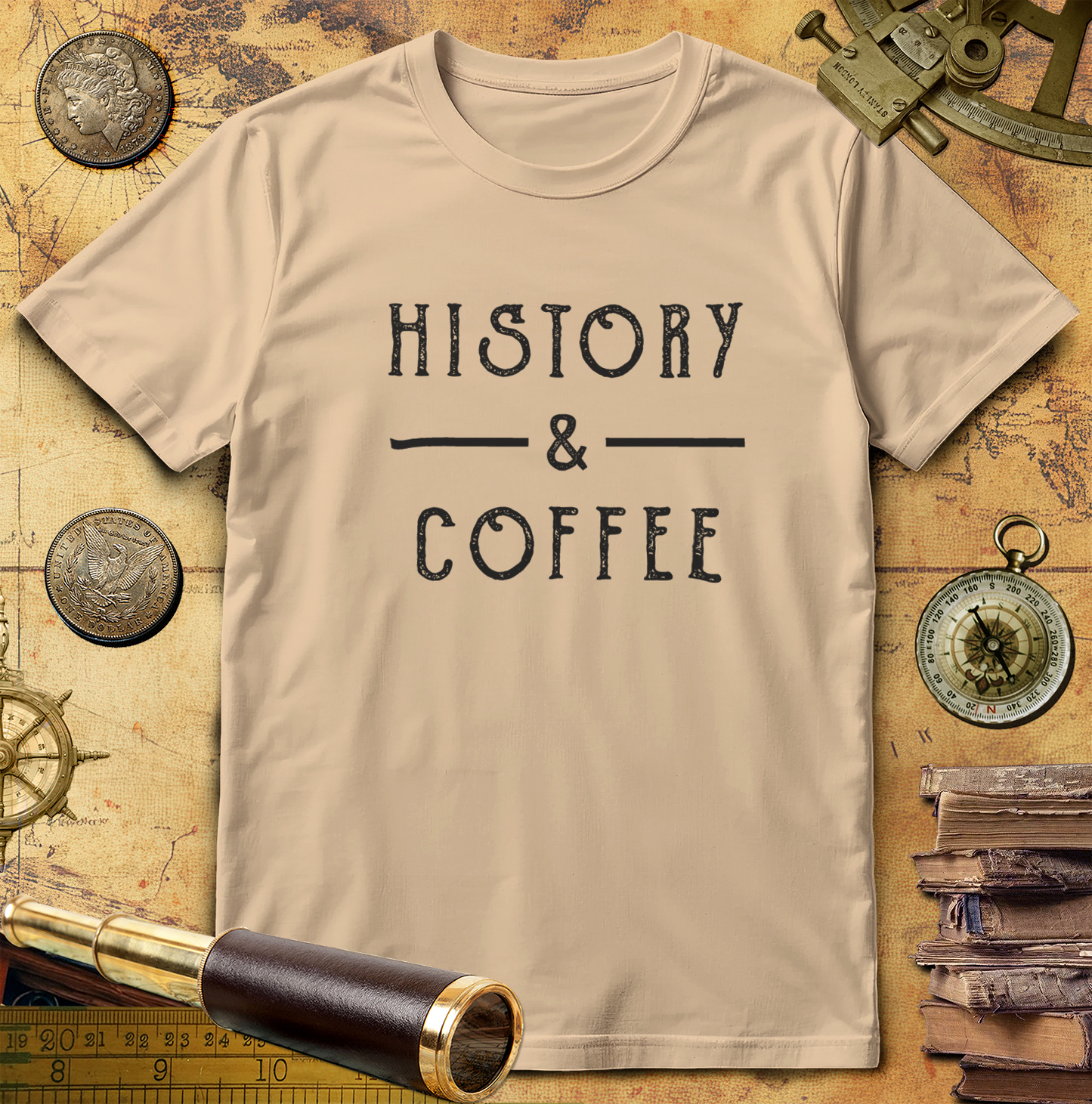 History & Coffee T-Shirt