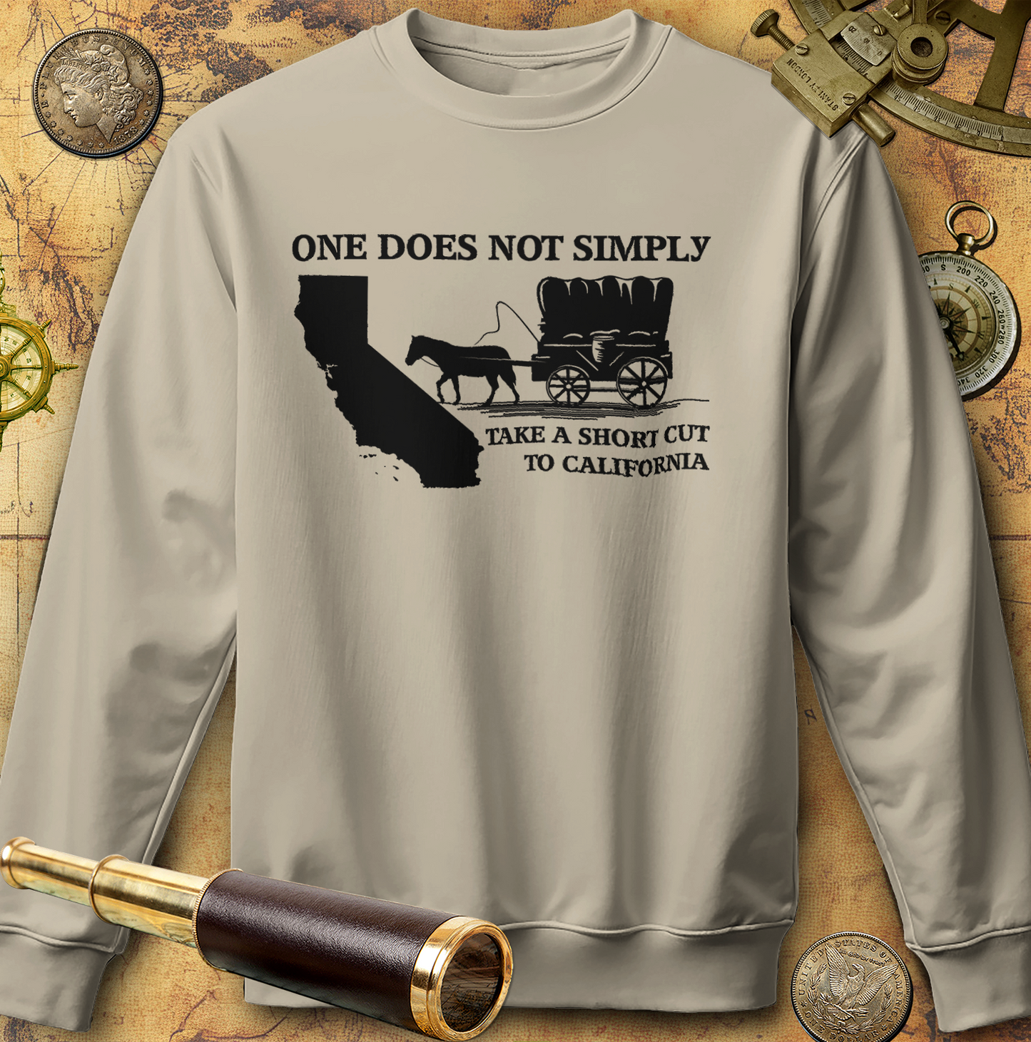 Shortcut to California Sweatshirt