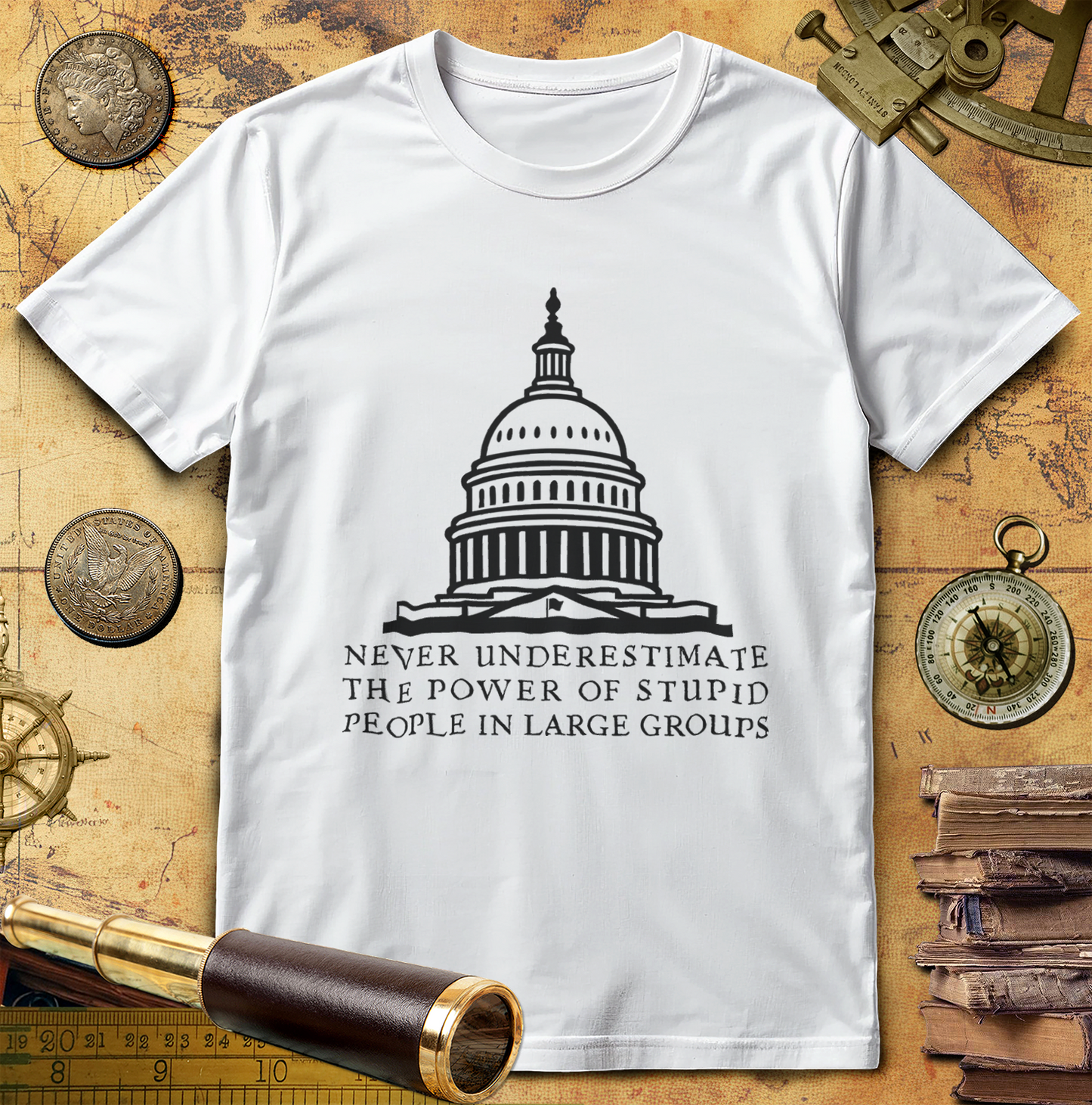 Stupid People In Large Groups T-Shirt