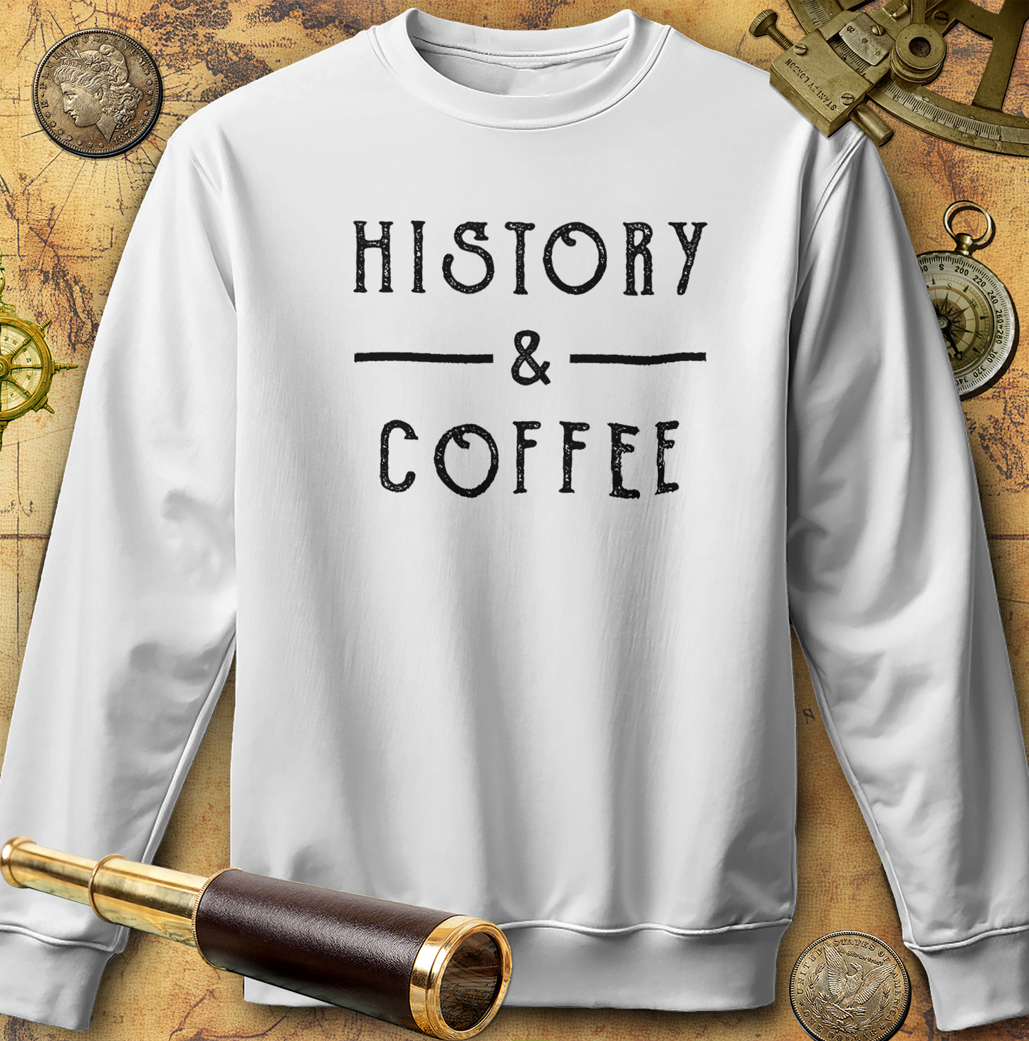 History & Coffee Sweatshirt