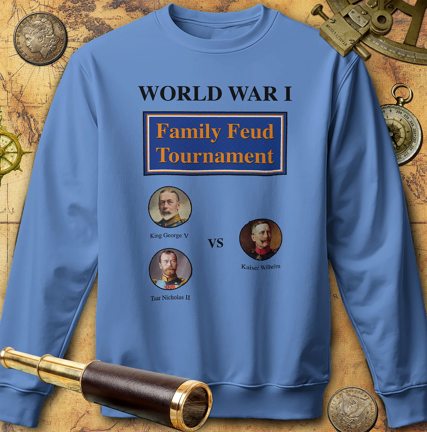 WW1 Family Feud Tournament Crewneck Sweatshirt